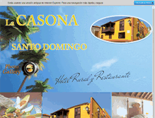 Tablet Screenshot of casonasantodomingo.com